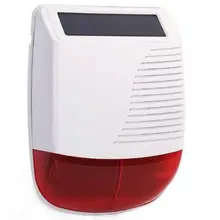 Бренд dzx-sn04 Беспроводной Открытый Многофункциональный солнечные Siren