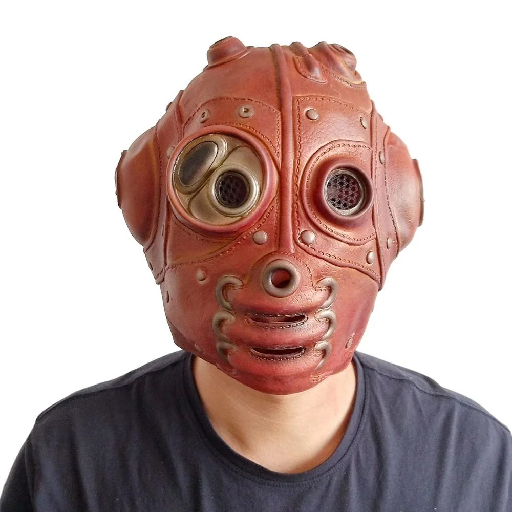 

Halloween Mask,Novelty Scary Alien Mask Latex Rubber Head Mask for Adults Cosplay Party Festivals Decorations