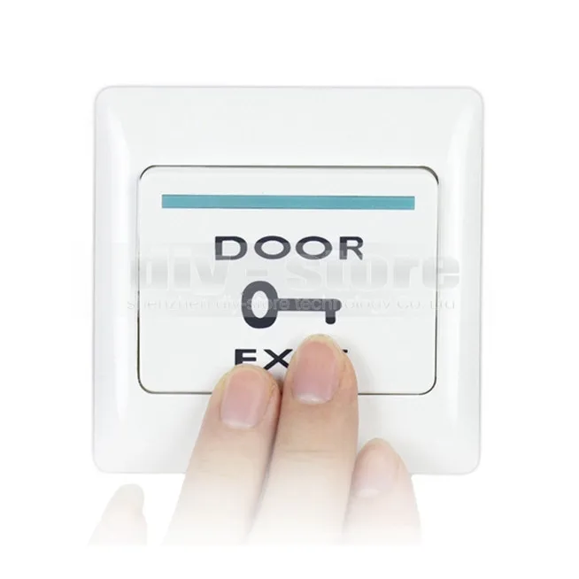 DIYSECUR Лидер продаж кнопка высвобождения дверей переключатель для электрической системы контроля доступа белый