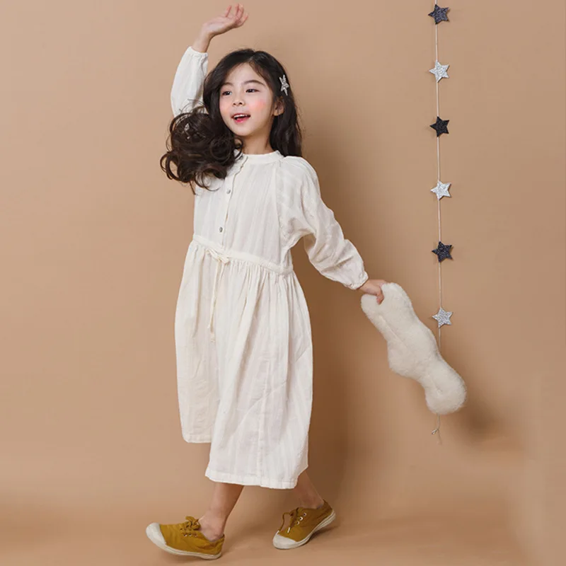 

Children Dress Girl's Autumn Dress Baby 2019 New Cotton Kids Hollow Dress Toddler Princess Dress Choose a Smaller Size,#2878