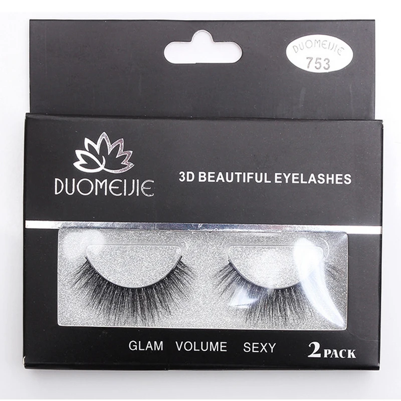 

Handmade Natural Eyelashes Cross Eye Lash Extension 2Pairs 3D Stereoscopic Curl Thick Magnetic False Eyelashes