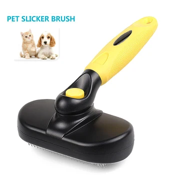 

Brush Pet Deshedding Tool For Dogs Pets Slicker Brush Cat Dog Comb Brush Glove for Removing Hair From Domestic Animals