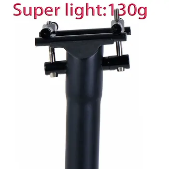 

Carbon Fiber Seat Post Bike Seatpost Road/Mtb Bicycle Seatposts 135g UD Matte Titanium screws 27.2 30.8 31.6mm*300 350 400mm
