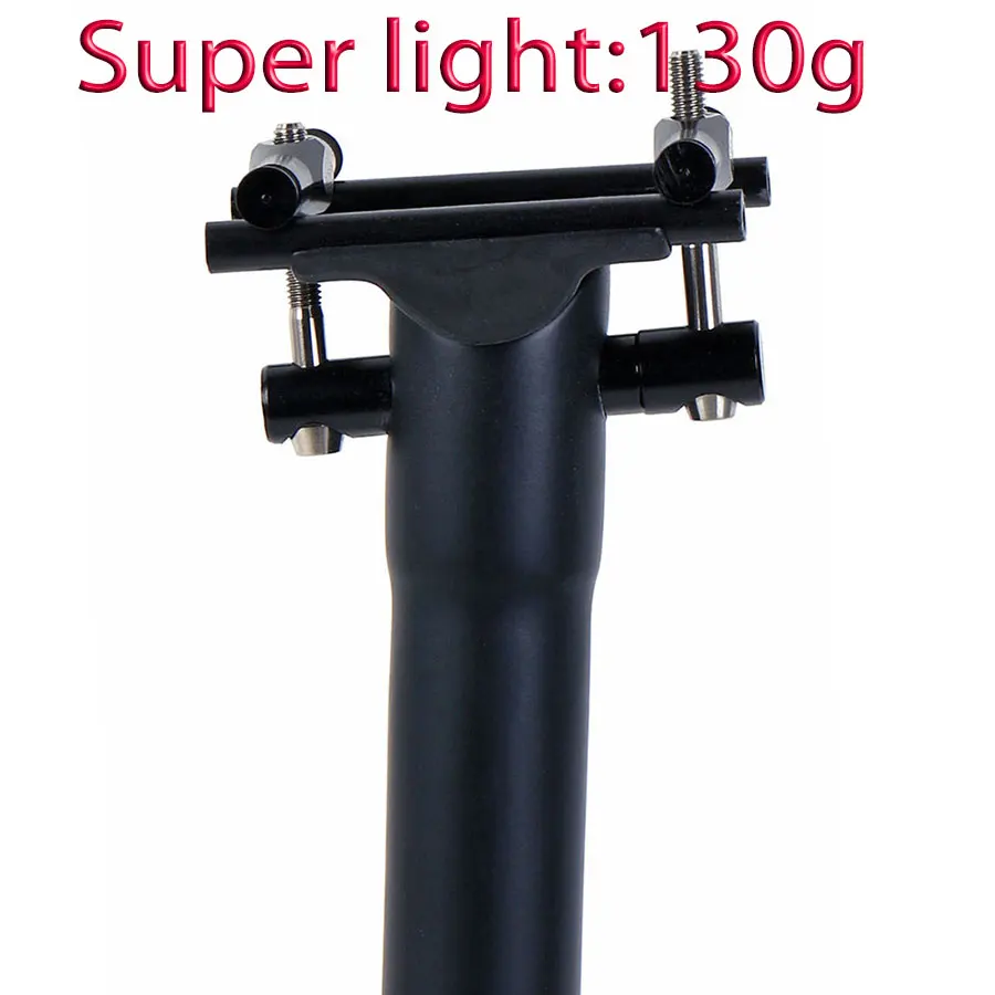 ELITAONE Carbon Fiber Seat Post Road/Mtb Seatposts 135g UD Matte Titanium screws  27.2 30.8 31.6mm