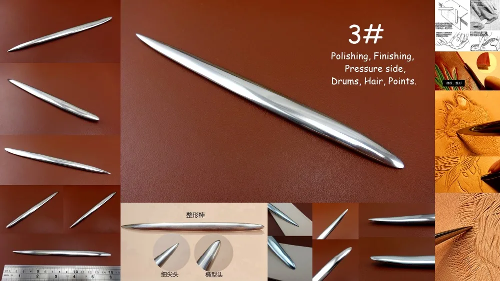 1pc Leather Craft Carving Modelling Spoon /& Carving Blade Tool for Leather /& PMC