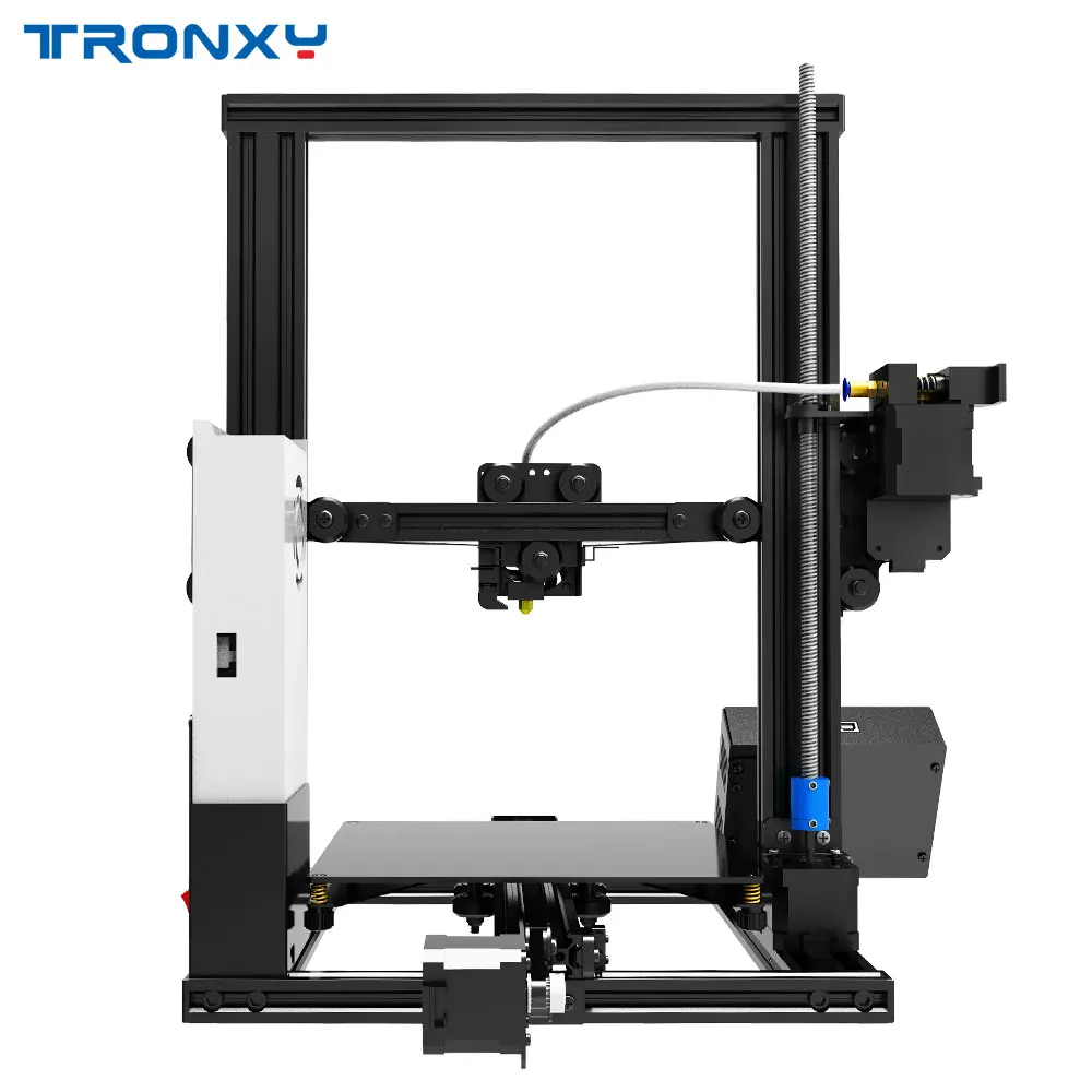 Tronxy XY-2, быстрая сборка, полностью металлический 3d принтер, 220*220*260 мм, высокая печать, магнитная Тепловая бумага, автоматический уровень, 3,5 дюймов, сенсорный экран