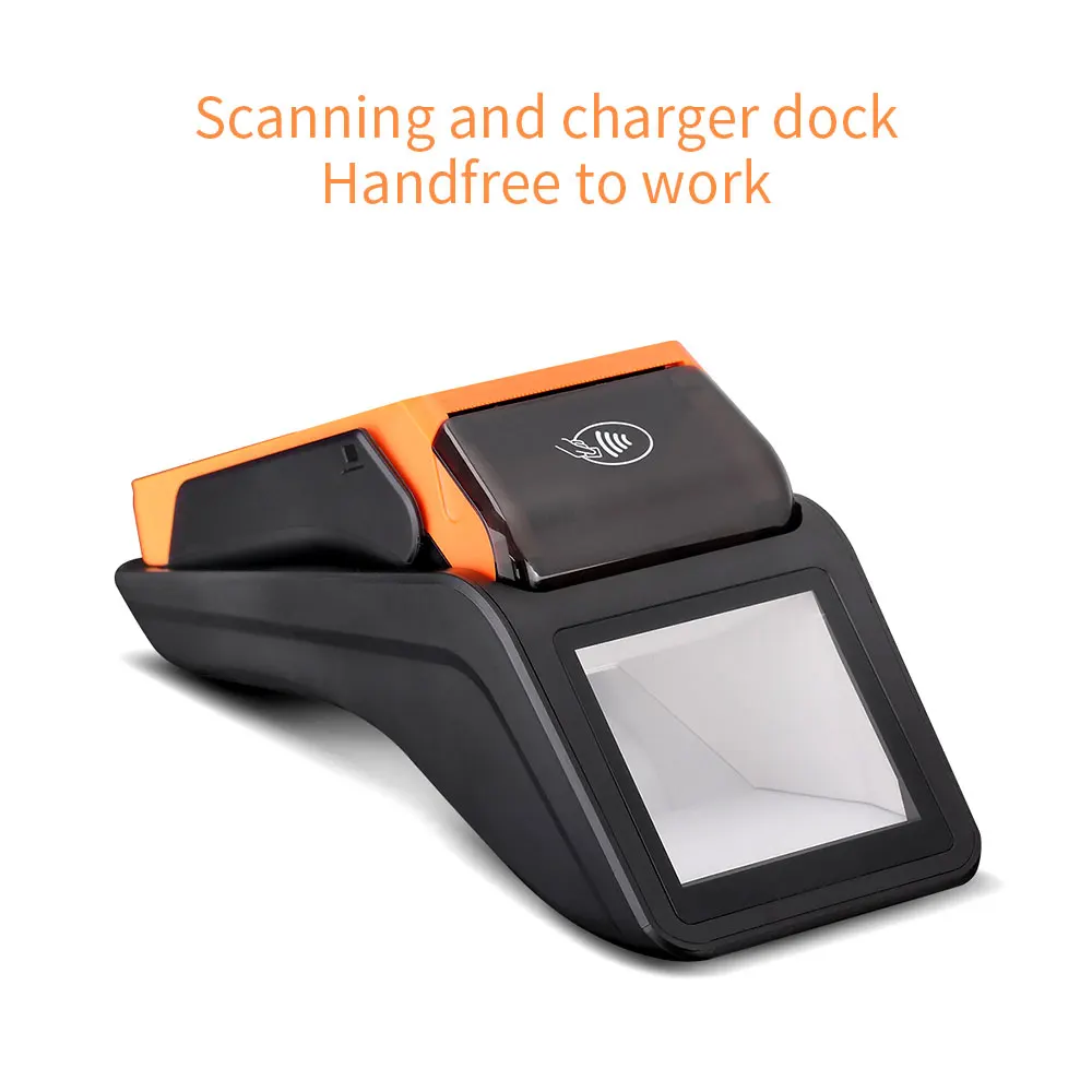 IssyzonePOS الروبوت 8.1 PDA استلام طابعة 58 مللي متر محطة pos المحمولة تعمل باللمس PDA 1D/2D الباركود قارئ 4G NFC كاميرا