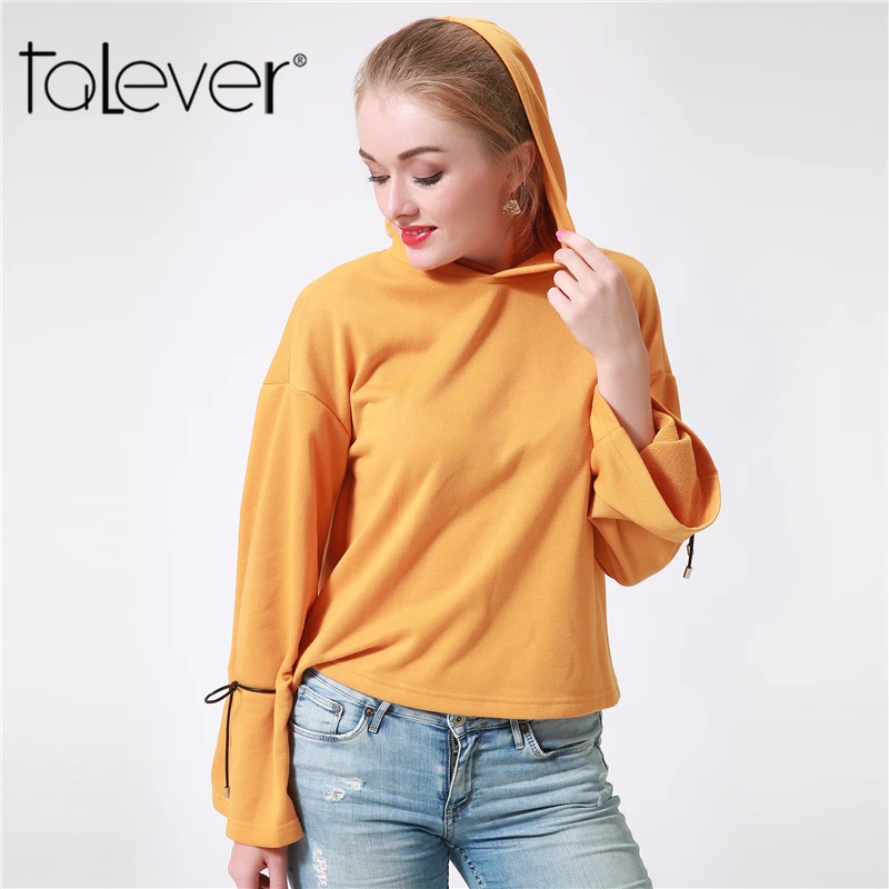2017 Talever Autumn Women Pullovers Sweatershirt Drop