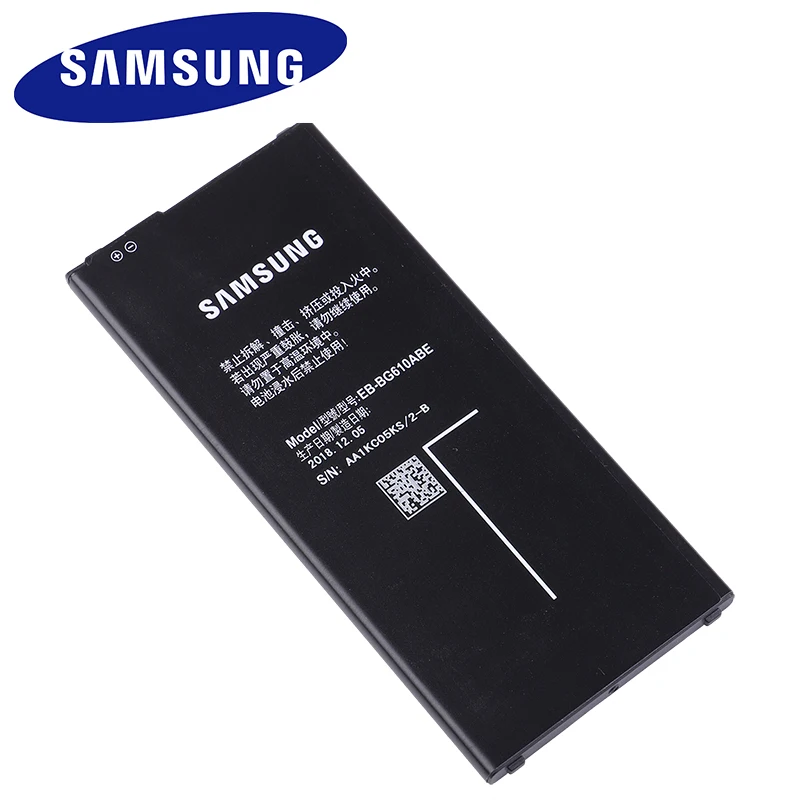 Samsung оригинальная замена Батарея EB-BG610ABE для samsung GALAXY ON7 G6100 Edition J7 Prime 3300 аккумулятор для телефона, мАч