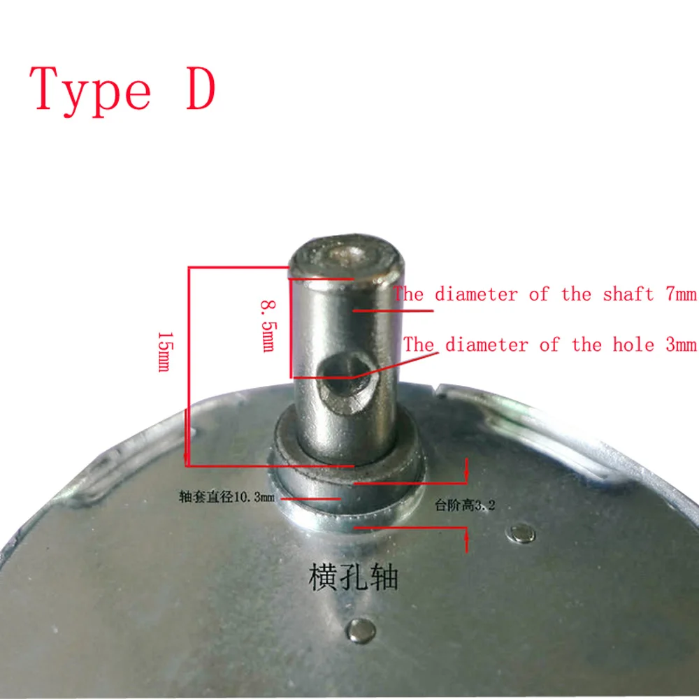 TDY50 nicht-orientierte permanent magnet synchron getriebe motor 220 V 4 W  0,8/1,8/