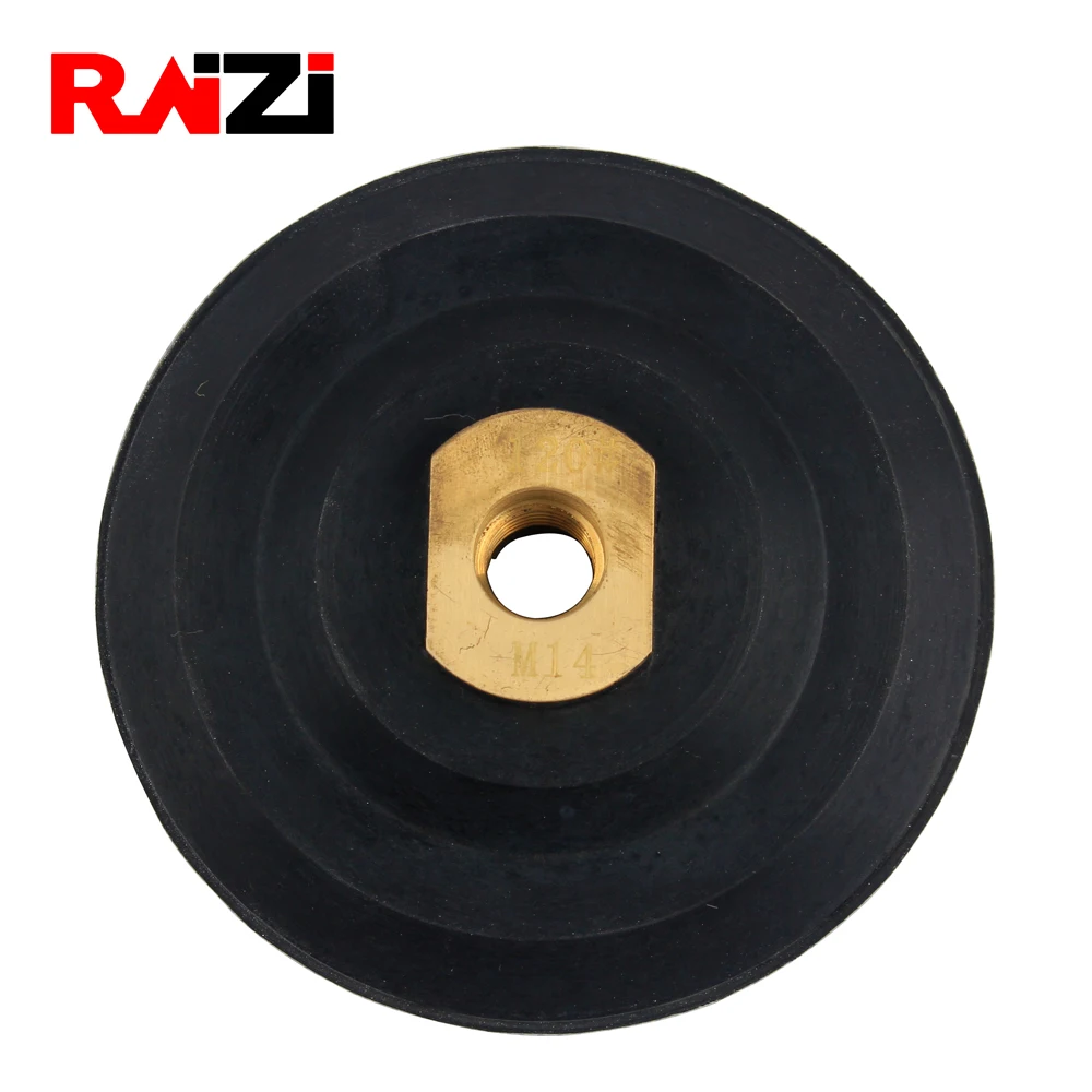Raizi 4 дюймов вакуумной пайки Алмазный шлифовальный круг с адаптером, абразивный камень шлифовальный инструмент/диск для гранита, мрамора, кварца