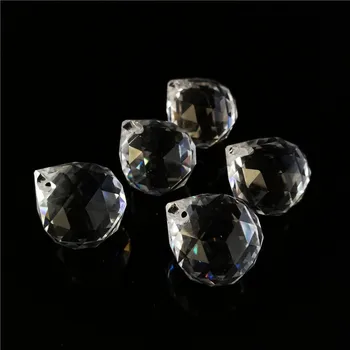 

50PCS/LOT , 15mm Transparent Color Crystal Lighting Ball , Crystal Chandelier Ball For Beaded Curtain Pendant