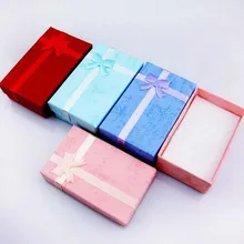 5x8x2.5 см Ювелирная упаковка кольцо и серьги подарок ювелирные изделия Дисплей коробке 48 шт./лот Цвета дешевые цена