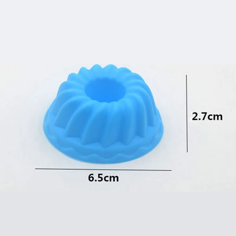 12pcs/set 3D Big Swirl Shape Silicone Butter Cake Mould Kitchen Baking Form Tools for Cake Bakery Baking Dish Bakeware Mold Cake