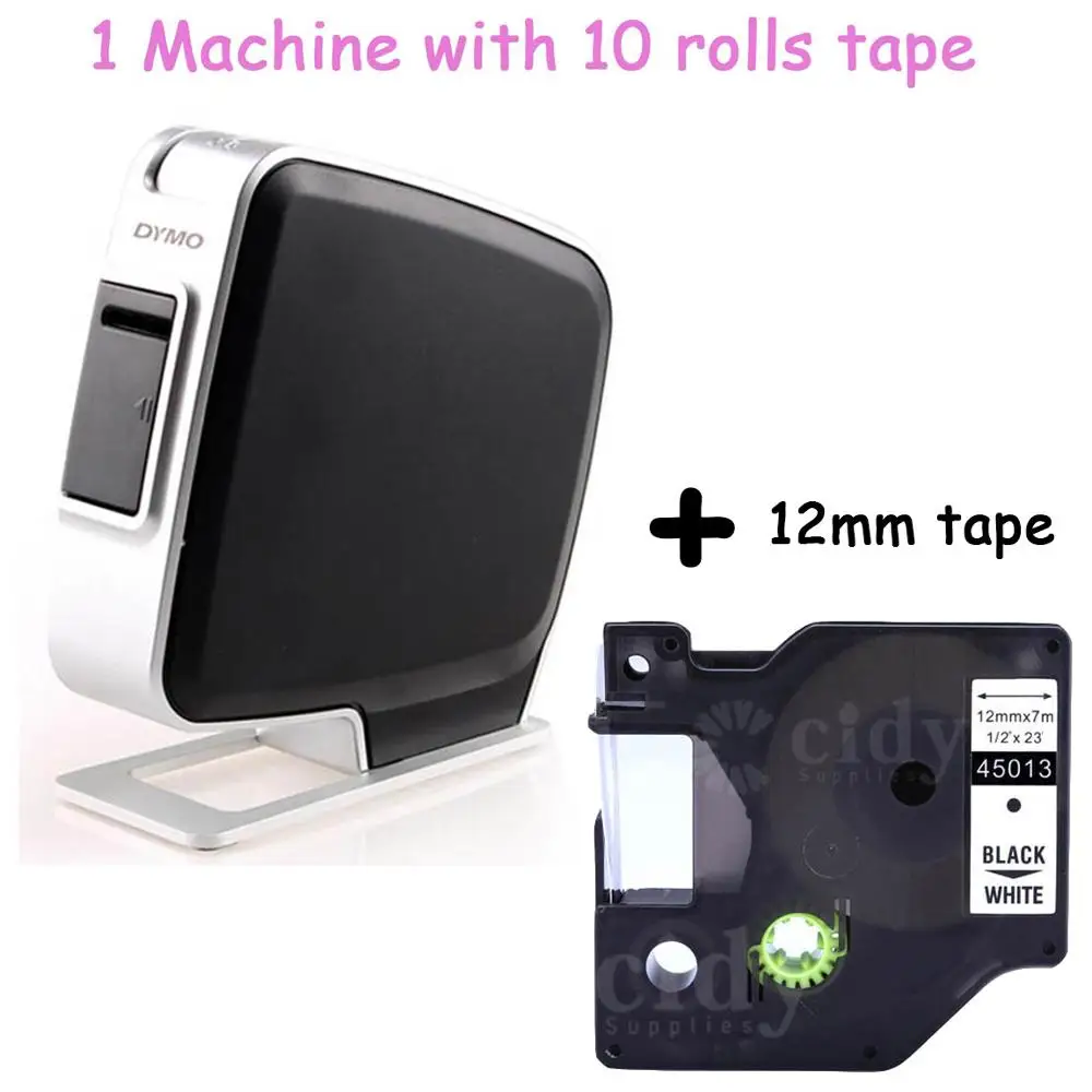 Dymo PnP принтер этикеток Кабель Машина LabelManager для Dymo D1 Label компьютер Plug and Play Label лента CIDY 45013 45018 40913 - Цвет: Set B4
