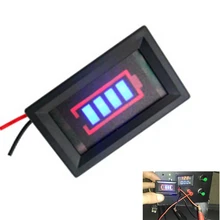 Blue 12V Lead Acid Battery Capacity Indicator Car Automotive Battery Power Display Board Tester Meter e_goto Processors Store