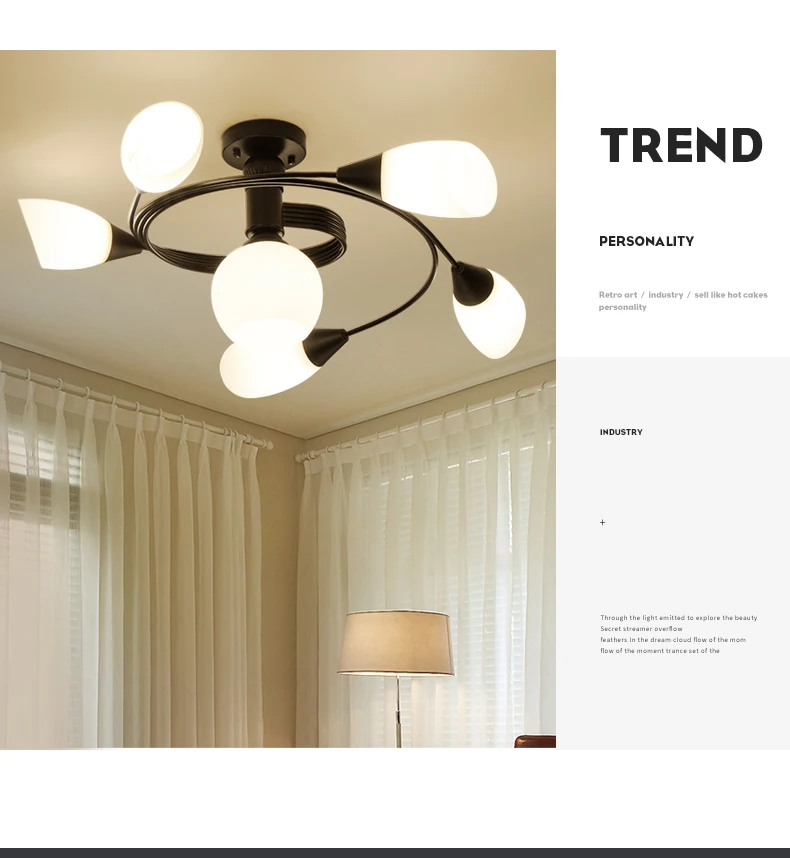 DX Sphere Flower  Led Chandelier (4)