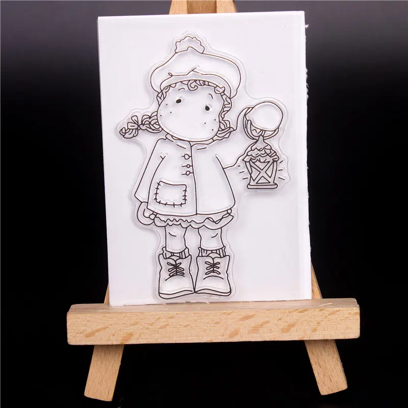 

New Alphabet Transparent Silicone Clear Rubber Stamp Sheet Cling Scrapbooking DIY Cute Pattern Photo Album PaperCard Decor Stamp