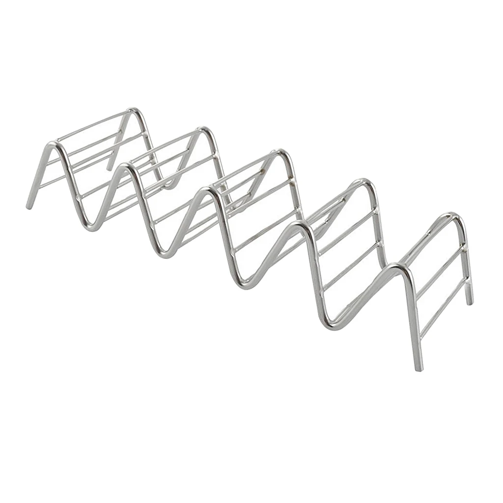 Taco Server Taco Holder Hot Dog Holder Stand Taco Display Rack 4~ 5 Slot