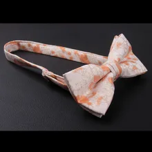 6 цветов двойной слой полиэстер галстук высокого класса Британский модельер винтажные женские галстуки для мужчин свадебные Bowties цветочный 50 шт