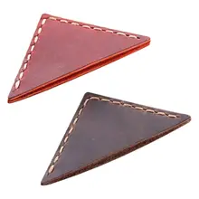 Закладка ручной работы из кожи для чтения, маркировочные аксессуары, угловая страничка, подарок для любителей книг, читателей, учителя