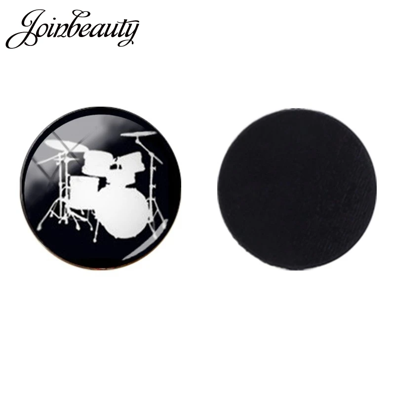 

JOINBEAUTY Music Fridge Magnet Animal Stickers Refrigerator Magnets Musical Instrument 25MM Glass Cabochon Jewelry Findings