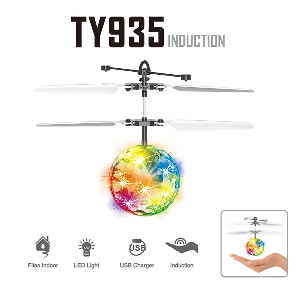 Flytec TY935 RC Toys Flying Ball Fly Drone Disco Ball Infrared