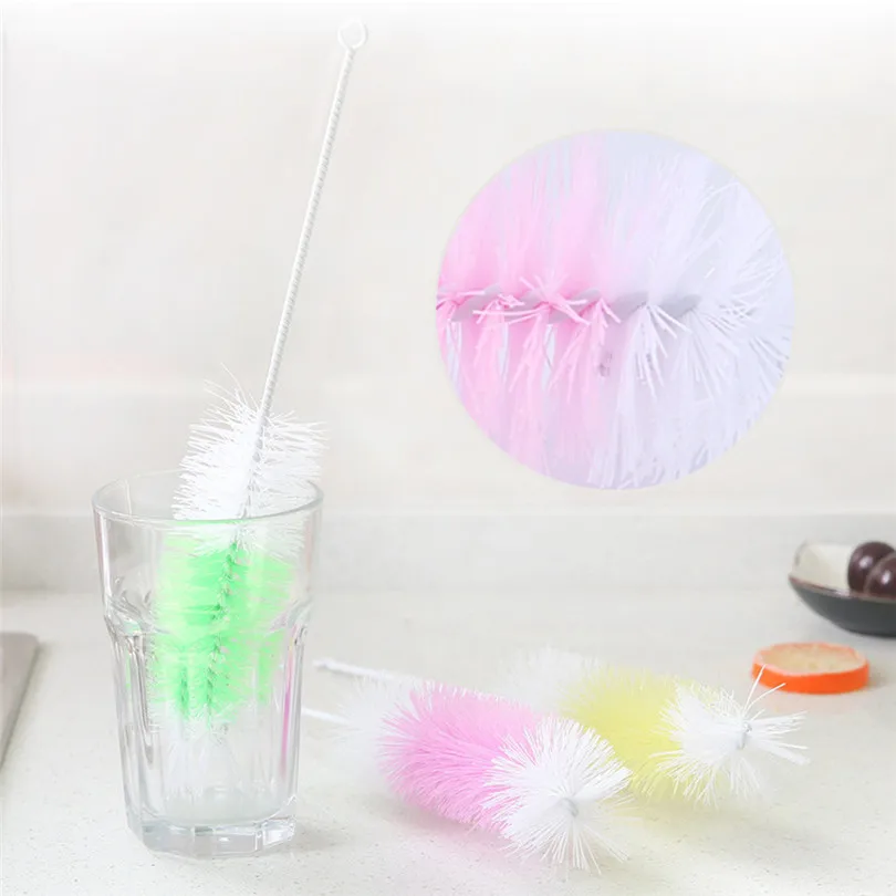 Long Handle Flexible Bottle Cleaning Brush Bottle Home Kitchen Long Handle Brush Bottle Cup Glass Washing Cleaning Cleaner (8)