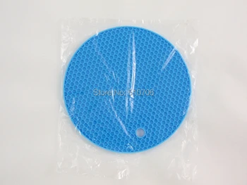 

Free Shipping+Wholesale Health Kitchen Round Silicone Table Mats & Pads,200pcs/lot