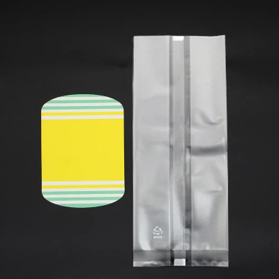 Пластиковые пакеты для упаковки печенья конфет хлеба, прозрачные вечерние свадебные сумки для шоколада, 20 шт./лот - Цвет: Yellow Stripe Matt