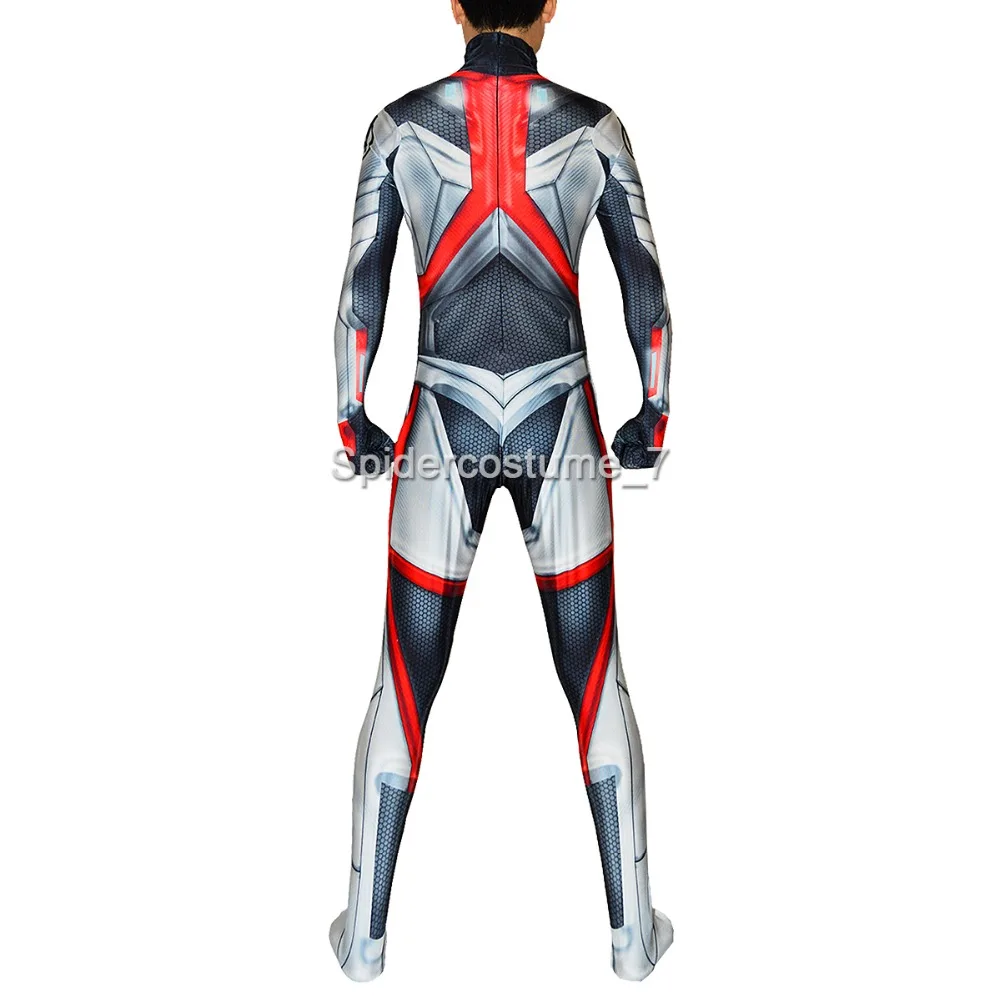 The Avengers 4 Cosplay Costumes 3D Print Lycra 2019 Avengers Endgame film Quantum Realm Team Bodysuits Custom hot
