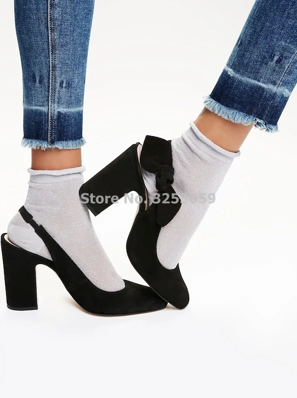 New Designer Pink Suede Women Pumps Chunky Heel Bowknot Dress Shoes Sweet Butterfly-knot Thick Square Heel Wedding Shoes Pumps New Designer Pink Suede Women Pumps Chunky Heel Bowknot Dress Shoes Sweet Butterfly-knot Thick Square Heel Wedding Shoes Pumps