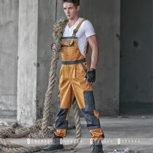 High quality Durable Work Wear Bib Pants Men's Tooling Uniform Jumpsuits Loose Casual Overalls(China) High quality Durable Work Wear Bib Pants Men's Tooling Uniform Jumpsuits Loose Casual Overalls(China)