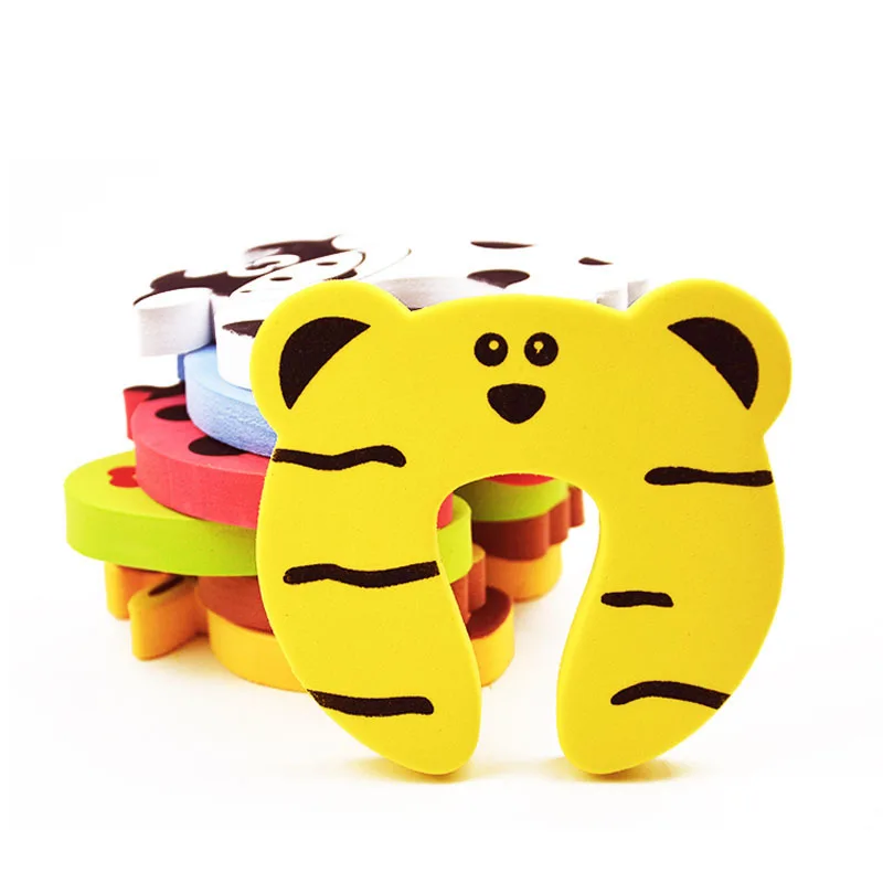 

14 pcs/set animal arc door stopper protect kids fingers 7 animals all have 2 pcs door clip child door seam anti-clip door a05
