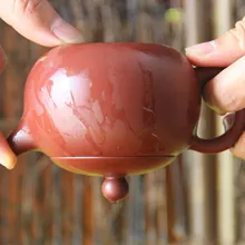 80 красота Аутентичные Исин Чайник известный чайник ручной работы Dahongpao красная глина руды горшок