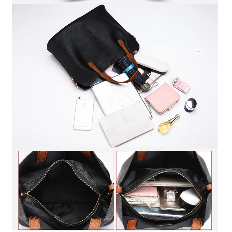 Kunzite Luxury Handbags Women Bags Designer Casual Tote Female Soft Pu Leather Crossbody Bags for Women Shoulder Bags Bolsos Sac