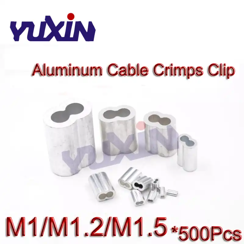 M1 M5 Stainless Steel Cable Crimps Sleeve Single Hole Ferrule Crimping