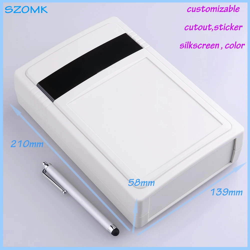 

1pc box wall mount with great quality 210*139*58mm Wall mounting plastic electrical junction box abs plastic enclosure