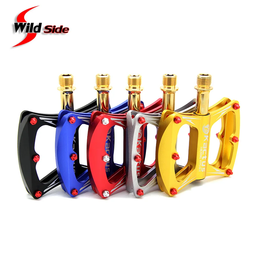 

Kactus Mountain Bicycle Pedals Slip-resistant Aluminum Alloy Main Part 3 Sealed Bearings CNC Bike Cycling Pedals 100*95*17mm