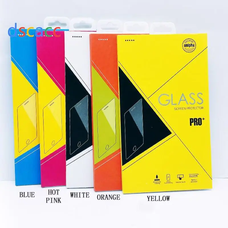 Color Box Package Dscacc 4D защитная пленка из закаленного стекла для iPhone 11 Pro Max XS max 8plus 6 6S PLUS 7 PLUS XR XS 100 шт - Цвет: Color Box Package