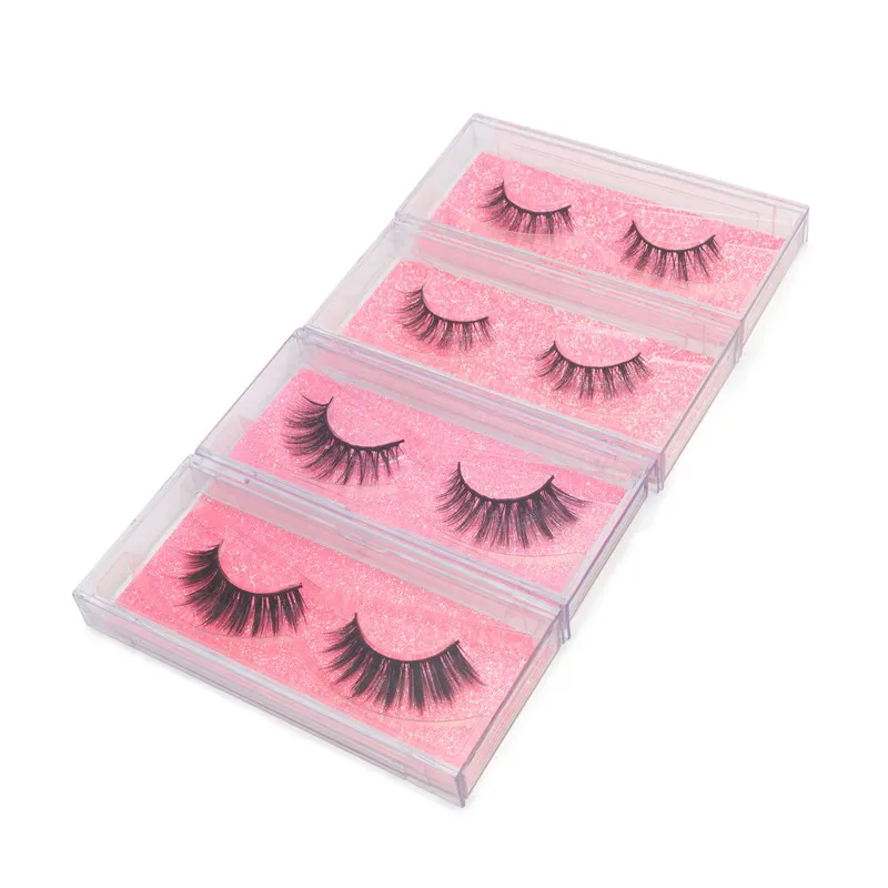 

20 Pairs 3D Eyelashes Full Strip Lashes Private Logo Acceptable Luxury 100% Hand Made Natural Long And Thick For Free Shipping