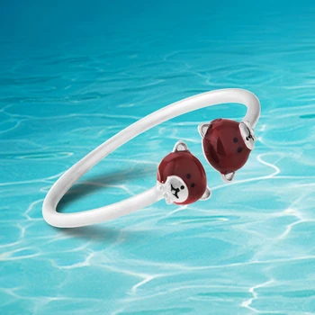 

990 Full silver Baby Jewelry Bracelets Baby Kids bear Bracelets & Bangles Anklet Newborn Infant Boys Girls Baby Bangle