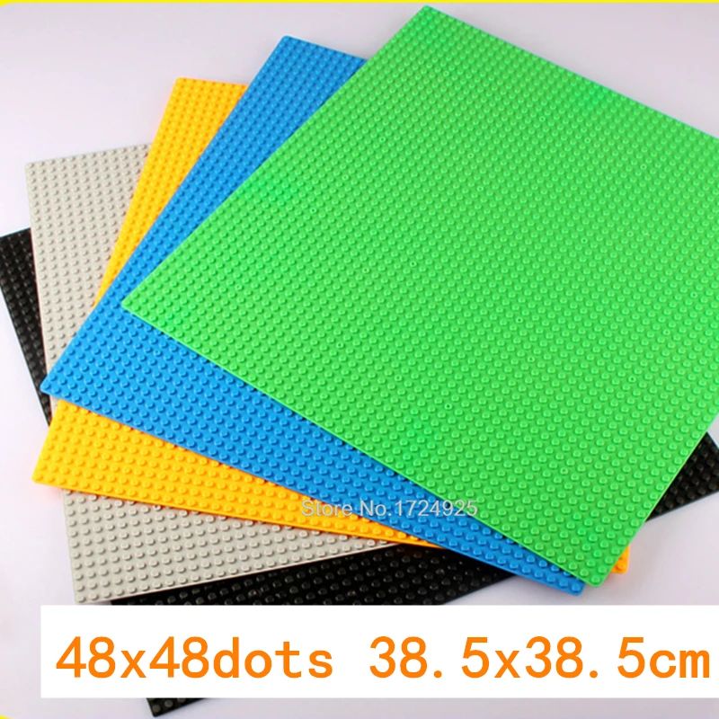 

48*48 dots Base Small bricks 38.5cm Plate DIY Baseplate Building Blocks Accessories Sets Children Toys