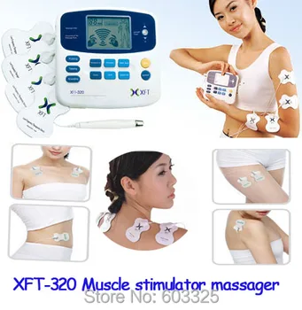 

XFT-320 LCD DUAL Tens Device Therapy Machine Digital Body Massager Acupuncture Cupping Medical Treatment Muscle Stimulator