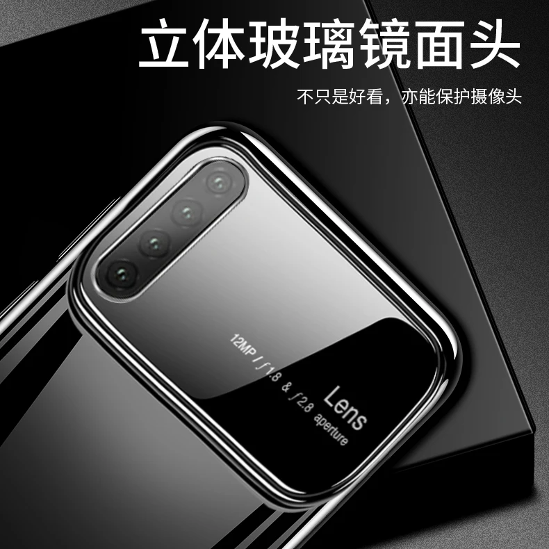 For Huawei P30 Pro Case Luxury Matte Hard PC+Tempered Glass Protective Back Cover Case for huawei p30 p30pro phone shell