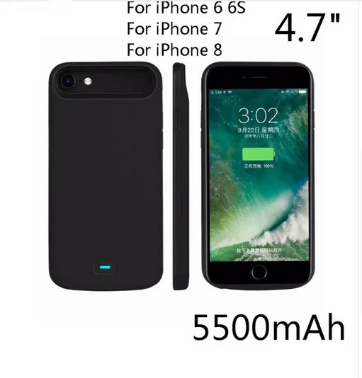 for 6 6s 7 8 4000 мАч зарядное устройство чехол для iPhone 5 5S SE 6 6s чехол Powerbank зарядное устройство чехол для iPhone 7/8 Plus/X XS батарея Чехол - Цвет: for 6 6s 7 8