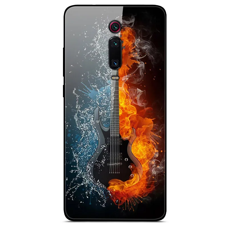 Tempered Glass Case For Xiaomi mi 9T Cover Mi9T Pro Soft Bumper 3D Cat Printing Funda For Xiaomi mi 9T Pro mi9T Mi9 T Phone Case - Цвет: 21