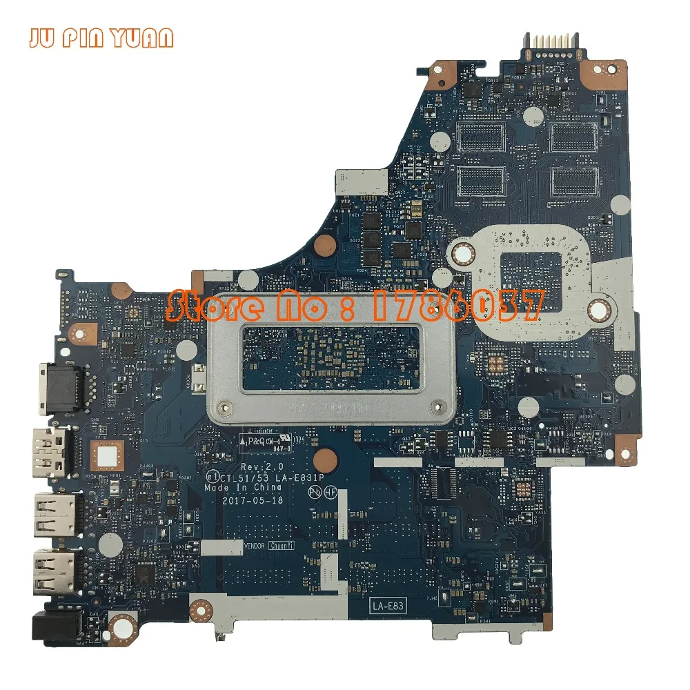 JU PIN юаней 924718-601 924718-001 для hp 15 15-BW серии A10-9620P CTL51/CTL53 LA-E831P Материнская плата ноутбука 100% полностью протестированы