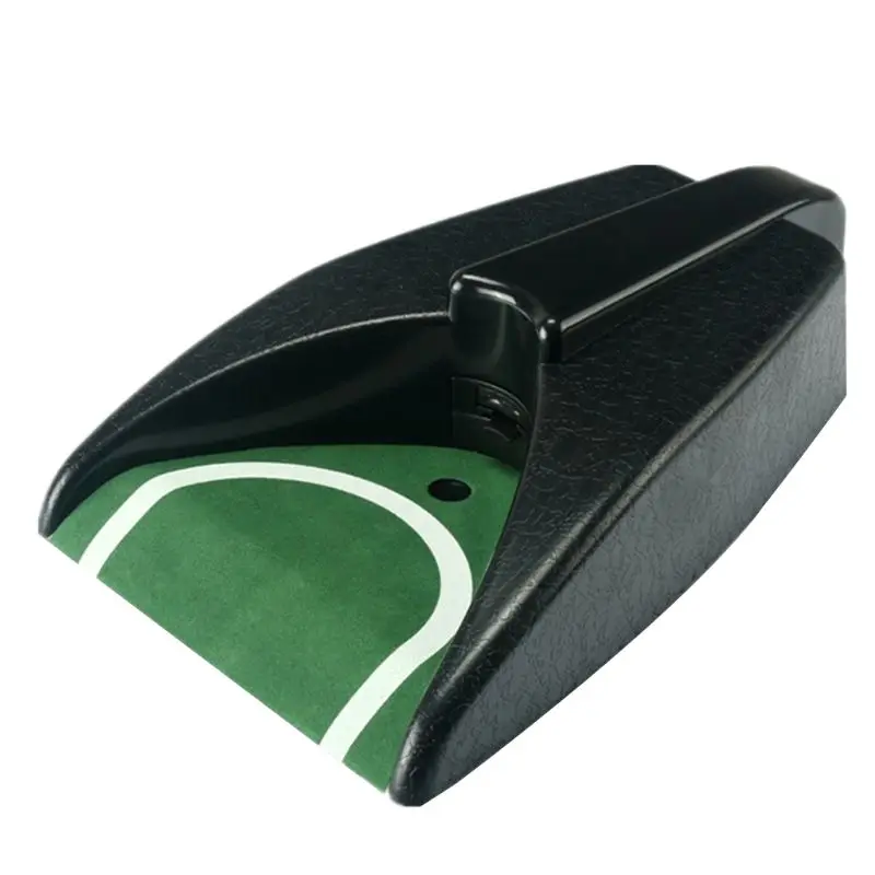 1 قطعة التلقائي العائد وضع كوب كرة جولف الأسود الأخضر ركلة الوراء جهاز التدريب الممارسة المعونة للذهب التدريب