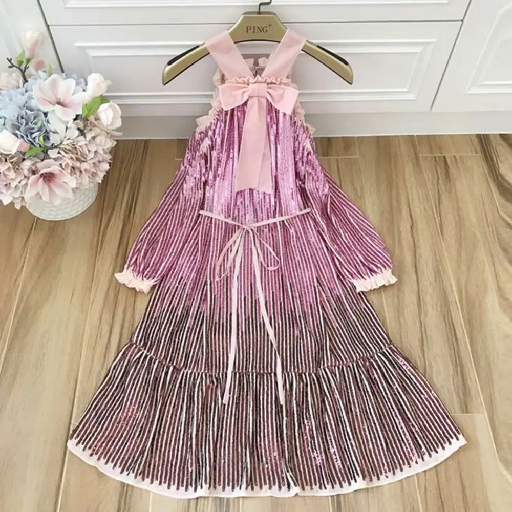

Red RoosaRosee New Luxury Sexy Party Halter-neck Dresses with Sequins Bow 2019 Designer Women Summer Vestidos Robe Femme Dresses